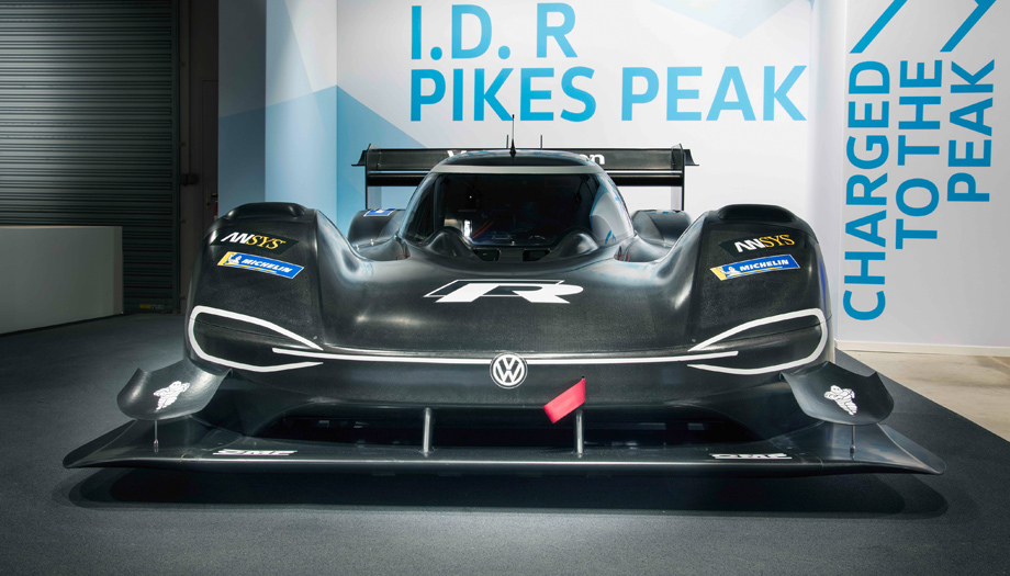 Электрокар Volkswagen I.D. R Pikes Peak дебютировал во Франции