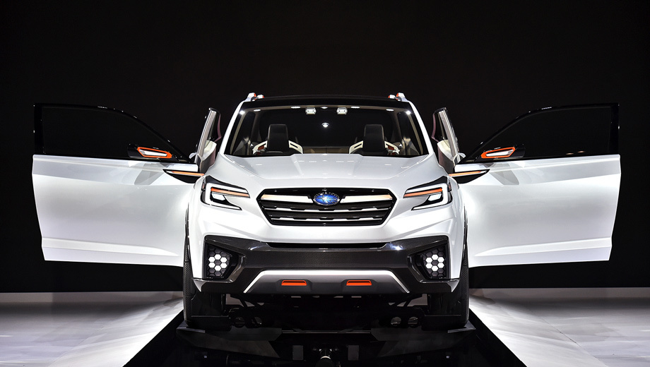 Subaru viziv future,Subaru tribeca,Subaru impreza. Составить впечатление о внешности будущих вседорожников марки Subaru можно по концепту Viziv Future, который именно для этого и создавался.