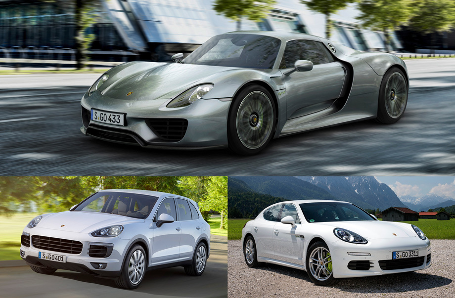 Гибридные версии появятся у всех моделей Porsche