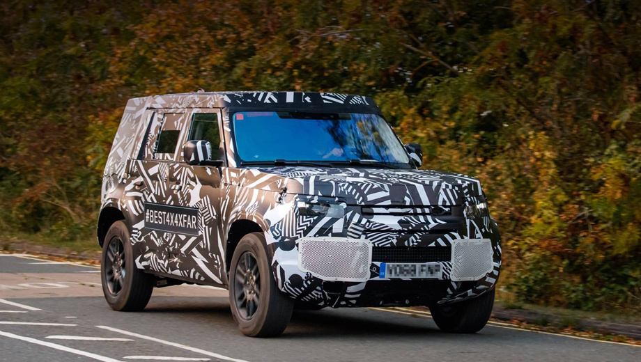 предсерийный внедорожник Land Rover Defender разоблачён компанией