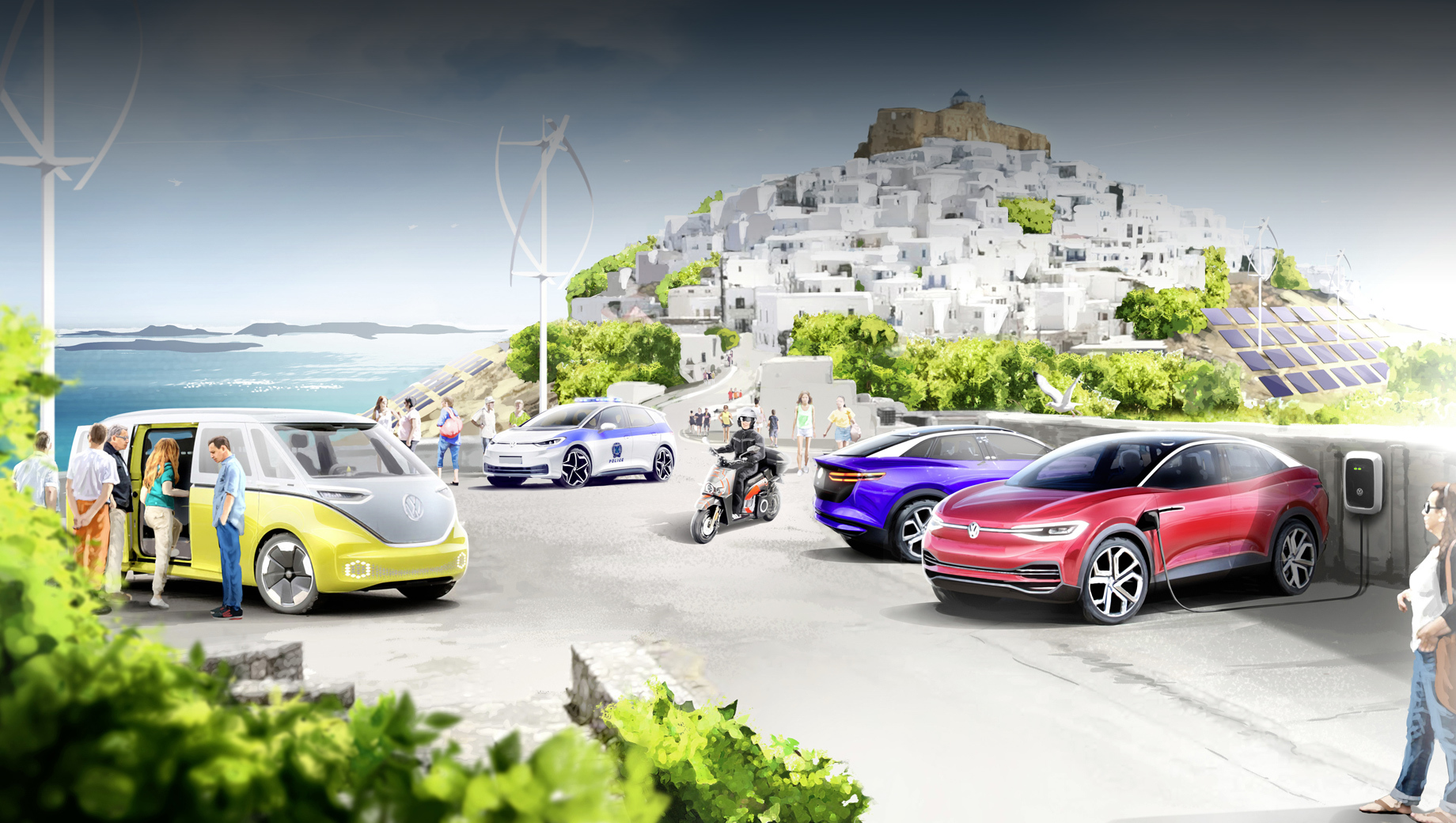 Volkswagen сделает Астипалею образцом зелёной мобильности